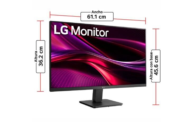 Dimenciones Monitor IPS 27 Pulgadas - 27MR400